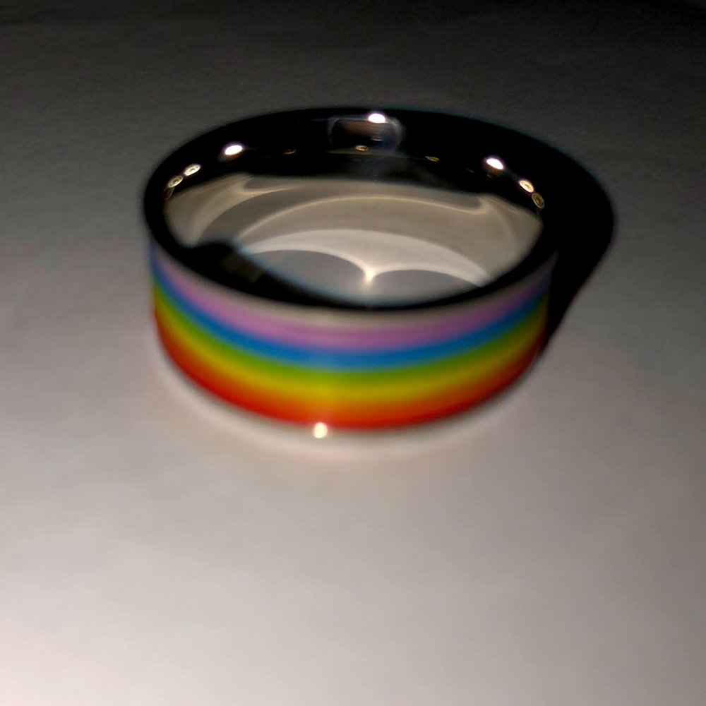 Rainbow 🌈 ring - Picture 2 of 5